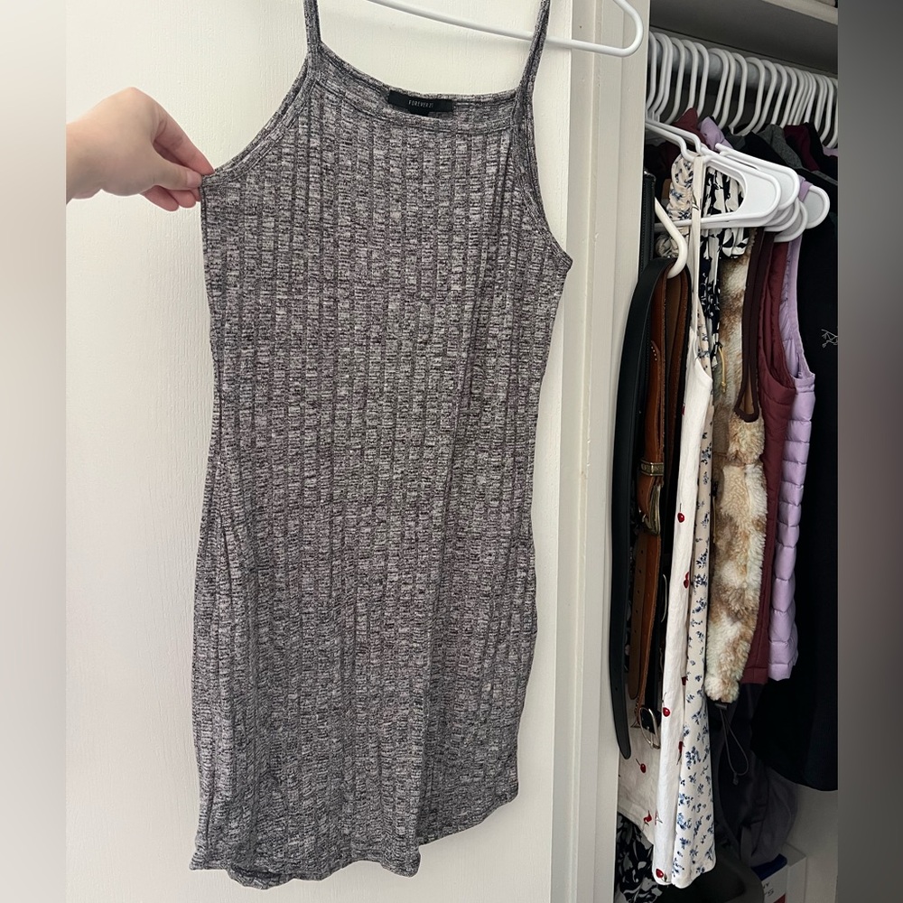 Forever 21 Heather Gray Knit Top
